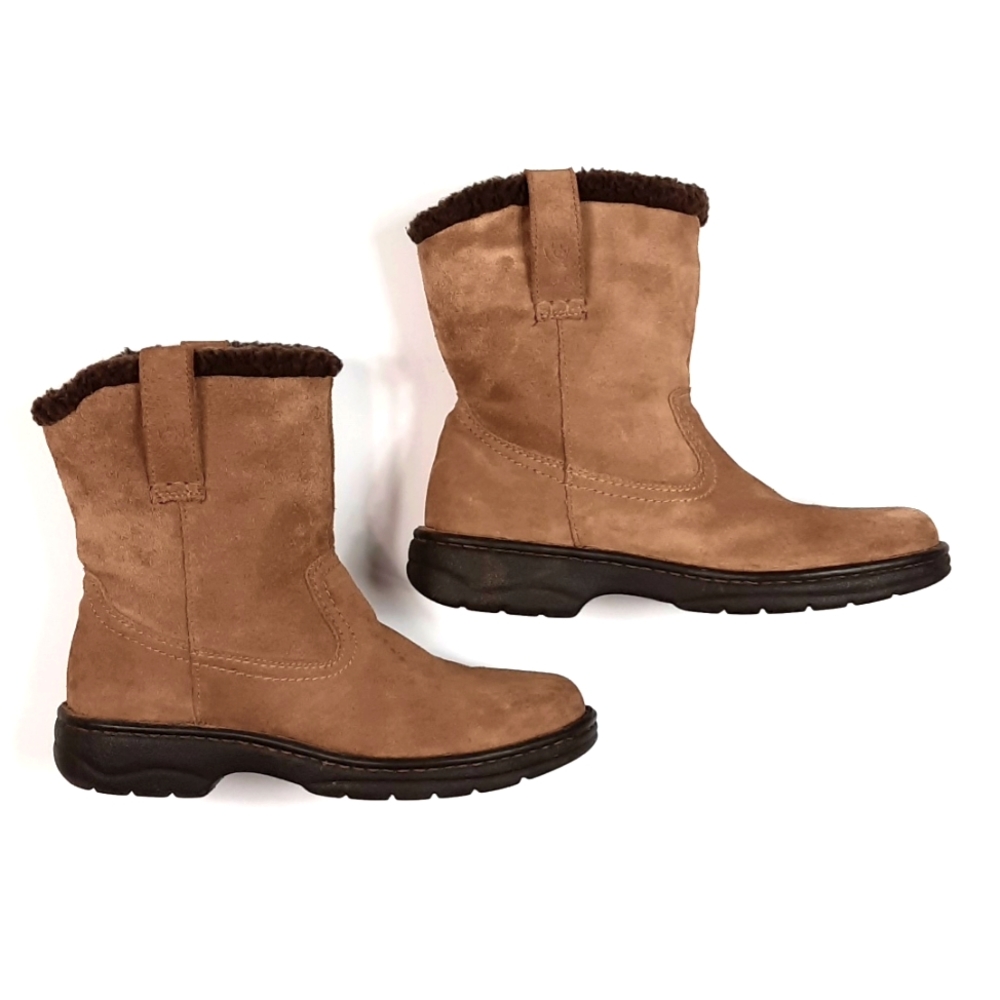 ARIAT terrain x suede x sherpa lined boots x womens 10 x weatherproof